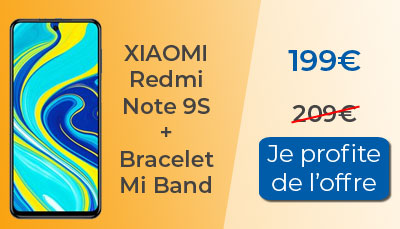 Xiaomi Redmi Note 9S en promo chez Boulanger