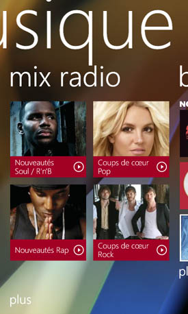 Nokia Lumia 520 : musique