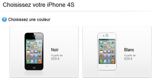 Les pré-commandes pour l'iPhone 4S sont ouvertes 