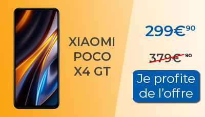 Le POCO F4 GT est moins cher chez Amazon