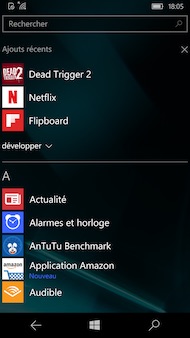 Microsoft Lumia 950 interface