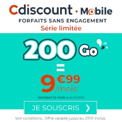 forfait Cdiscount 200go