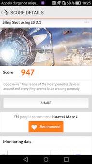 Huawei Mate 8 performances