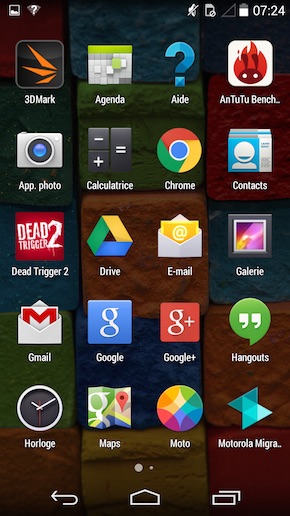 Motorola Moto X interface