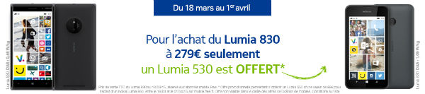 Free Mobile : deux Lumia pour le prix d'un