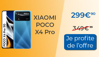 Le Xiaomi POCO X4 Pro est au meilleur prix chez Amazon