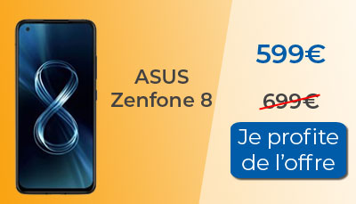 Asus Zenfone 8 en précommande avec 100? de remise