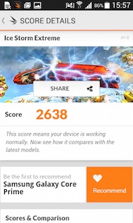 Galaxy Core Prime 3DMark