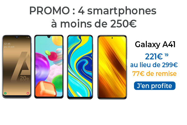 Bon Plan : 4 smartphones en promo à moins de 250€ 