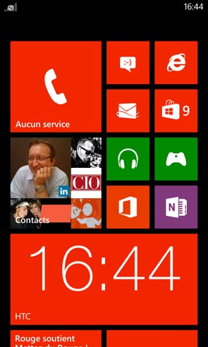 HTC Windows Phone 8S : système d'exploitation