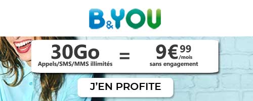 CTA forfait B&You 30Go