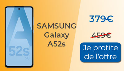 Le Samsung Galaxy A52s est en promo avant le Black Friday