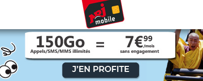 Forfait NRJ Mobile 150Go