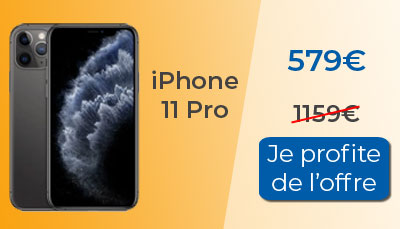 L'iPhone 11 Pro est en promotion chez Rakuten