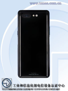 Nubia Z18s chez Tenaa