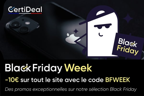 Black Friday Certideal : Les smartphones reconditionnés encore moins chers pendant le Black Friday !