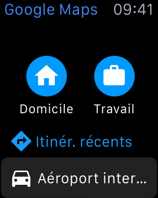 Google Maps arrive sur l'Apple Watch avec la dernière mise à jour de la version iOS