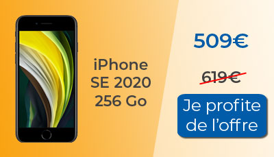 Remise de 110? sur l'iPhone SE 2020 256Go chez RED by SFR