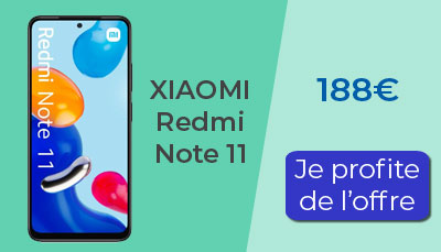 Le Xiaomi Redmi Note 11 au meilleur prix chez Amazon