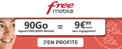 forfait free 90Go