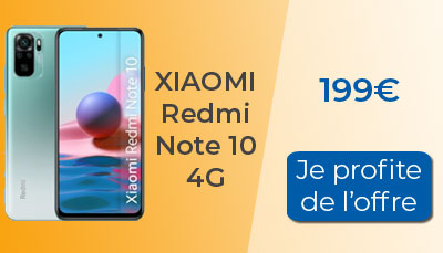 Le Xiaomi Redmi Note 10 4G est à 199? chez Boulanger