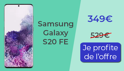 Samsung Galaxy S20 FE black friday red