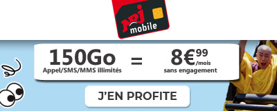 Forfait NRJ Mobile 150Go à 8.99?