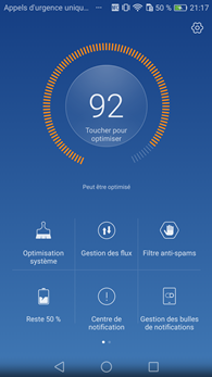 Honor 5C : Gestionnaire de Téléphone