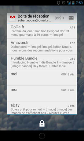 LG Google Nexus 4 : système d'exploitation + interface utilisateur + nouveautés d'Android 4.2 Jelly Bean