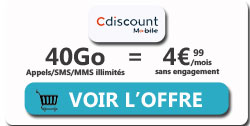 promo forfait cdiscount mobile