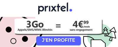 Forfait Prixtel 3Go