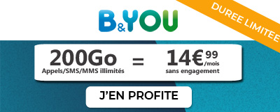 Forfait B and you 200Go