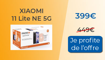 50? de remise sur le Xiaomi 11 Lite NE 5G