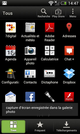 Test HTC One V : système d'exploitation Android 4.0 ICS + interface utilisateur HTC Sense 4.0