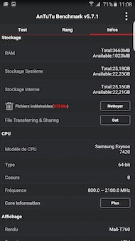 Samsung Galaxy S6 Edge+ performances