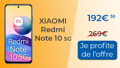 Le Xiaomi Redmi Note 10 est à 192? chez Rakuten