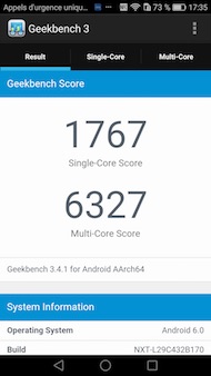 Huawei Mate 8 performances