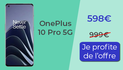 One Plus 10 Pro 5G offre de Noël rakuten