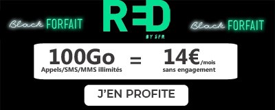 Forfait RED 100Go Black Friday