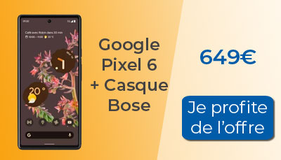 Le Google Pixel 6 est en précommande avec un cadeau offert