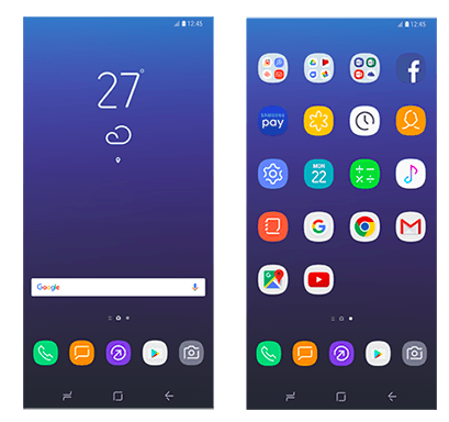 Samsung Galaxy S8 : voici quelques images de son interface utilisateur