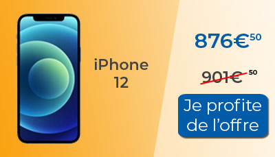 Code promo exclusif iPhone 12 chez Cdiscount