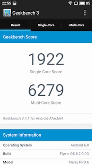 Meizu Pro 6 performance