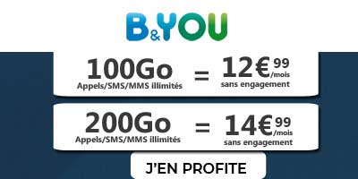 promo forfaits bandyou 100go et 200Go 