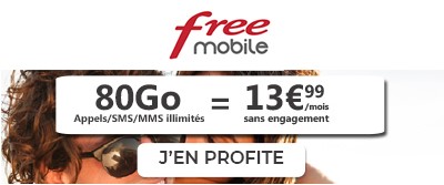 Forfait Free 80Go