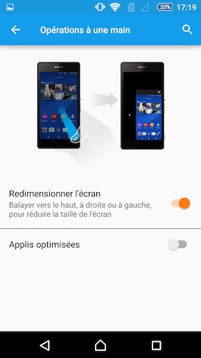 Sony Xperia C5 Ultra interface