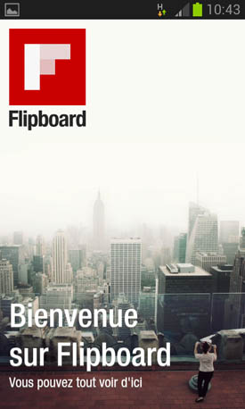 Samsung Galaxy S3 mini : flipboard