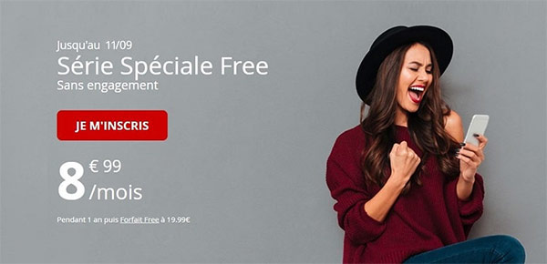 Forfait Free Mobile à 8,99 euros avec 60 Go (Série Spéciale)