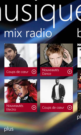 Nokia Lumia 620 musique