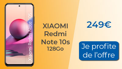 Xiaomi Redmi Note 10s 128Go à 249? chez Darty